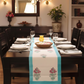 Floral Motifs Hand Block Printed Dining Table Runner