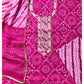 Pink Gota Patti Suit Fabric with Cotton Dupatta