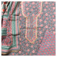 Grey and Pink Gota Patti Suit Fabric with Cotton Dupatta