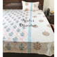 Designer Floral Mughal Motif Hand Block Printed Bedsheet