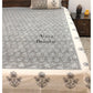Grey Floral Bedsheet
