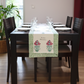 Floral Motifs Hand Block Printed Dining Table Runner