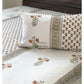 Designer Floral Jaal and Mughal Motifs Bedsheet