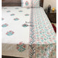 Designer Mughal Motifs with Floral Jaal Bedsheet