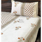 Designer Floral Jaal and Mughal Motifs Bedsheet