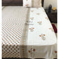 Designer Floral Jaal and Mughal Motifs Bedsheet
