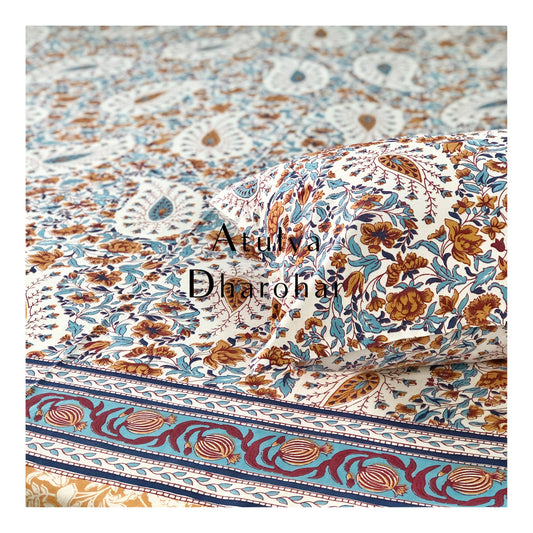 Paisley Motifs Bedsheet