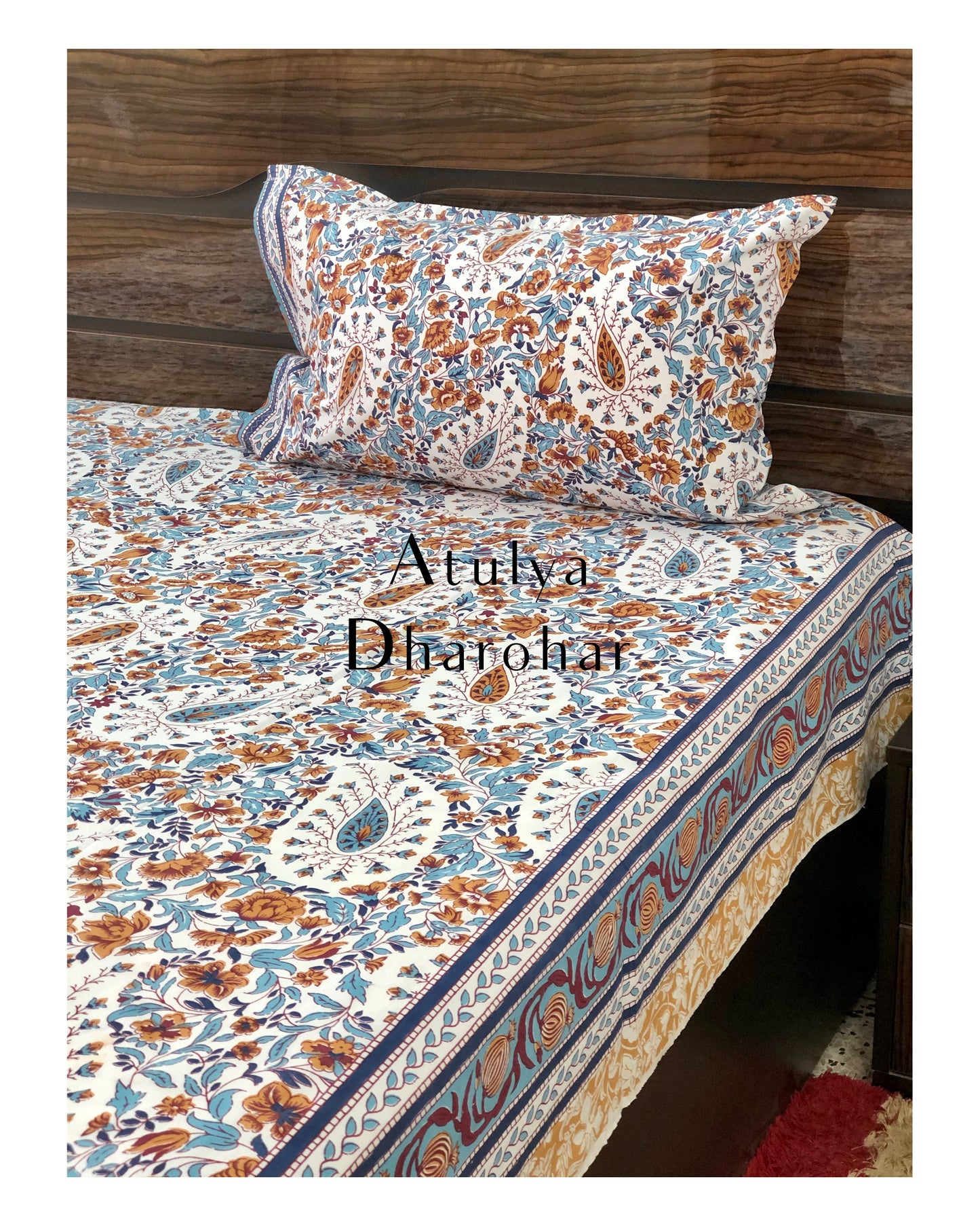 Paisley Motifs Bedsheet