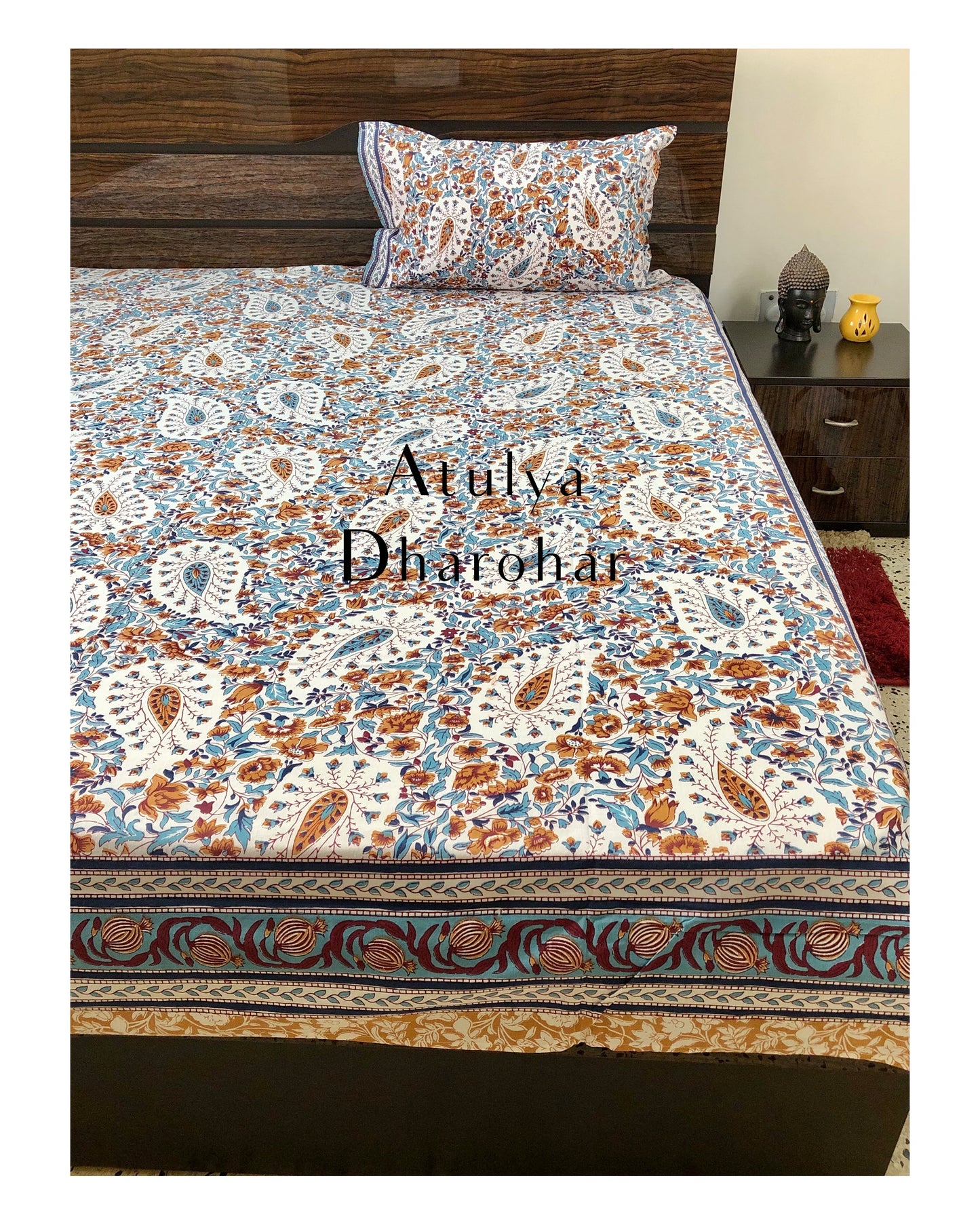 Paisley Motifs Bedsheet