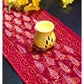 Floral Motifs Hand Block Printed Dining Table Runner