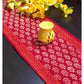 Floral Motifs Hand Block Printed Dining Table Runner