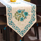 Floral Motifs Hand Block Printed Dining Table Runner