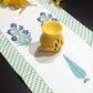 Floral Motifs Hand Block Printed Dining Table Runner