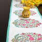 Floral Motifs Hand Block Printed Dining Table Runner