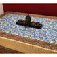 Indigo Kalamkari Hand Block Dining Table Cover