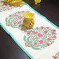 Floral Motifs Hand Block Printed Dining Table Runner