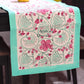 Floral Jaal Hand Block Printed Dining Table Runner