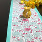 Floral Jaal Hand Block Printed Dining Table Runner