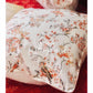 Orange Bird Motifs Cushion Covers