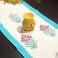 Floral Motifs Hand Block Printed Dining Table Runner