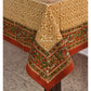 Indigo Kalamkari Hand Block Dining Table Cover