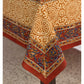 Indigo Kalamkari Hand Block Dining Table Cover