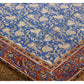 Indigo Kalamkari Hand Block Dining Table Cover