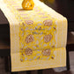 Floral Jaal Hand Block Printed Dining Table Runner
